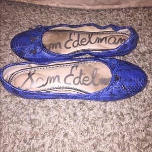 🏷Sam Edelman snake leather flat